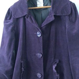 Tulle purple coat - size M